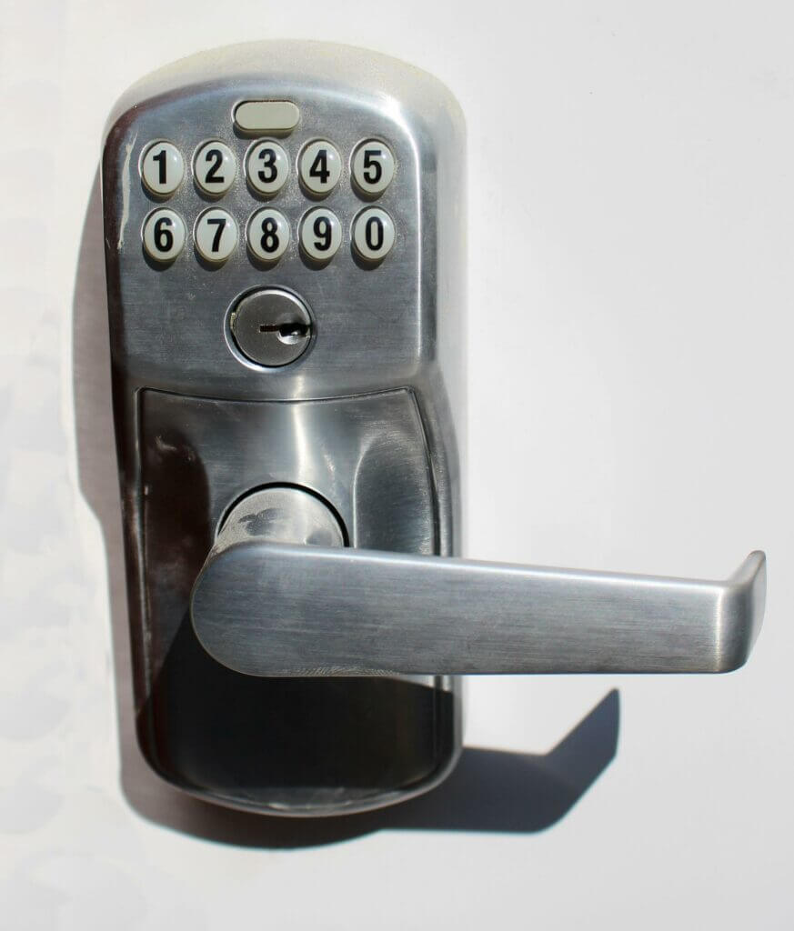 coded entry lock.MRS